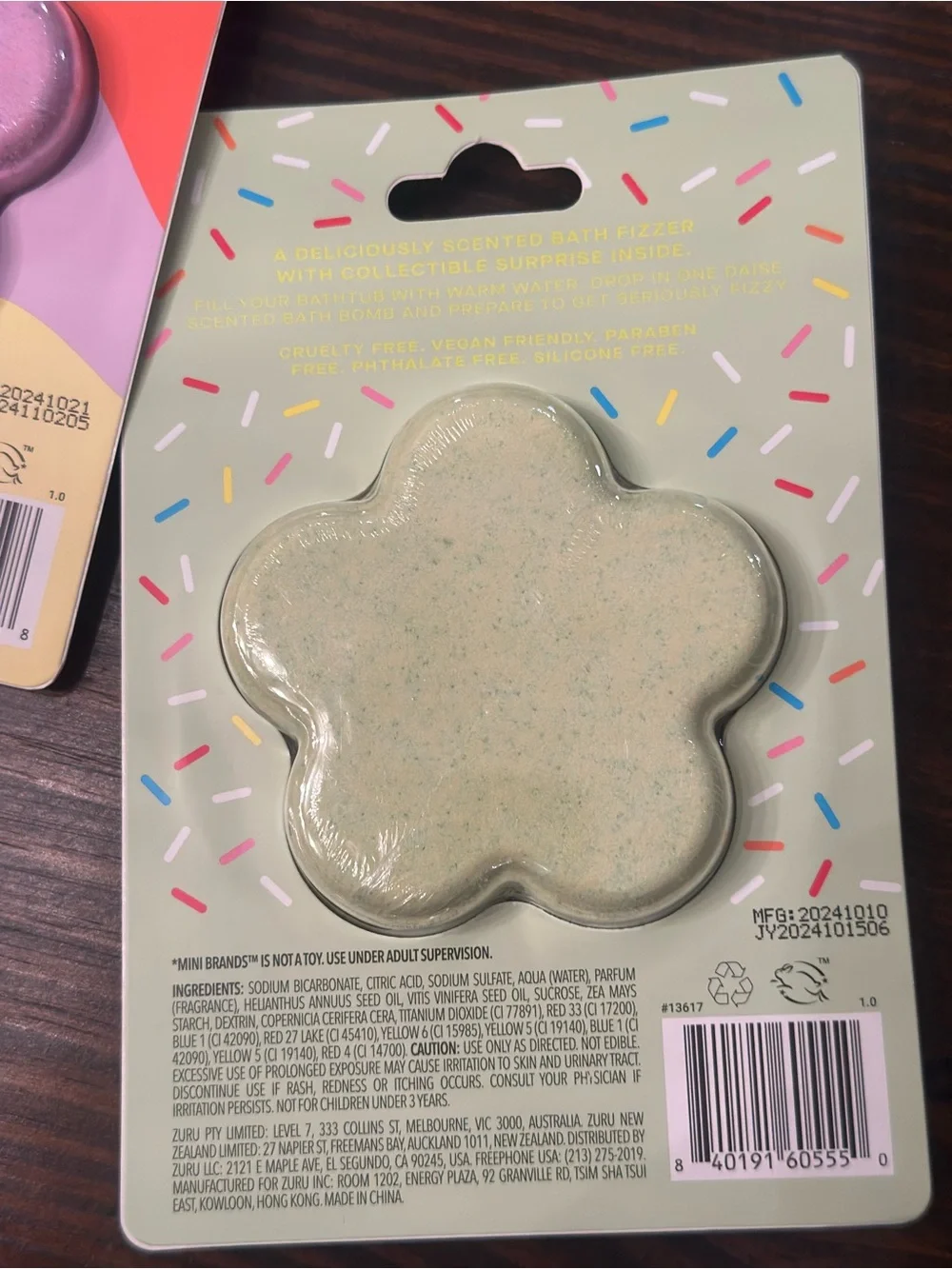 DAISE Pink Flower Kids Bath Bomb - Sparkling Fizz